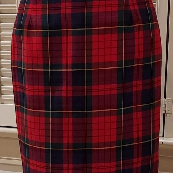 Vintage Plaid A-line Skirt by B*E*S*T American Clothing Co. Size XS - Picture 2 of 4